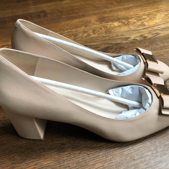 Cole Haan - Nude Tali Bow Pumps Size 9 - Picture 3 of 6